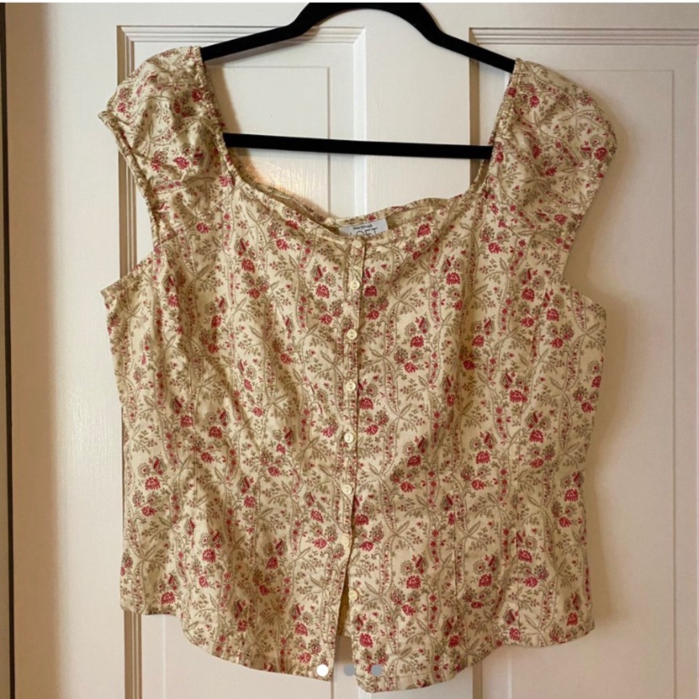 Ann Taylor LOFT brand floral blouse